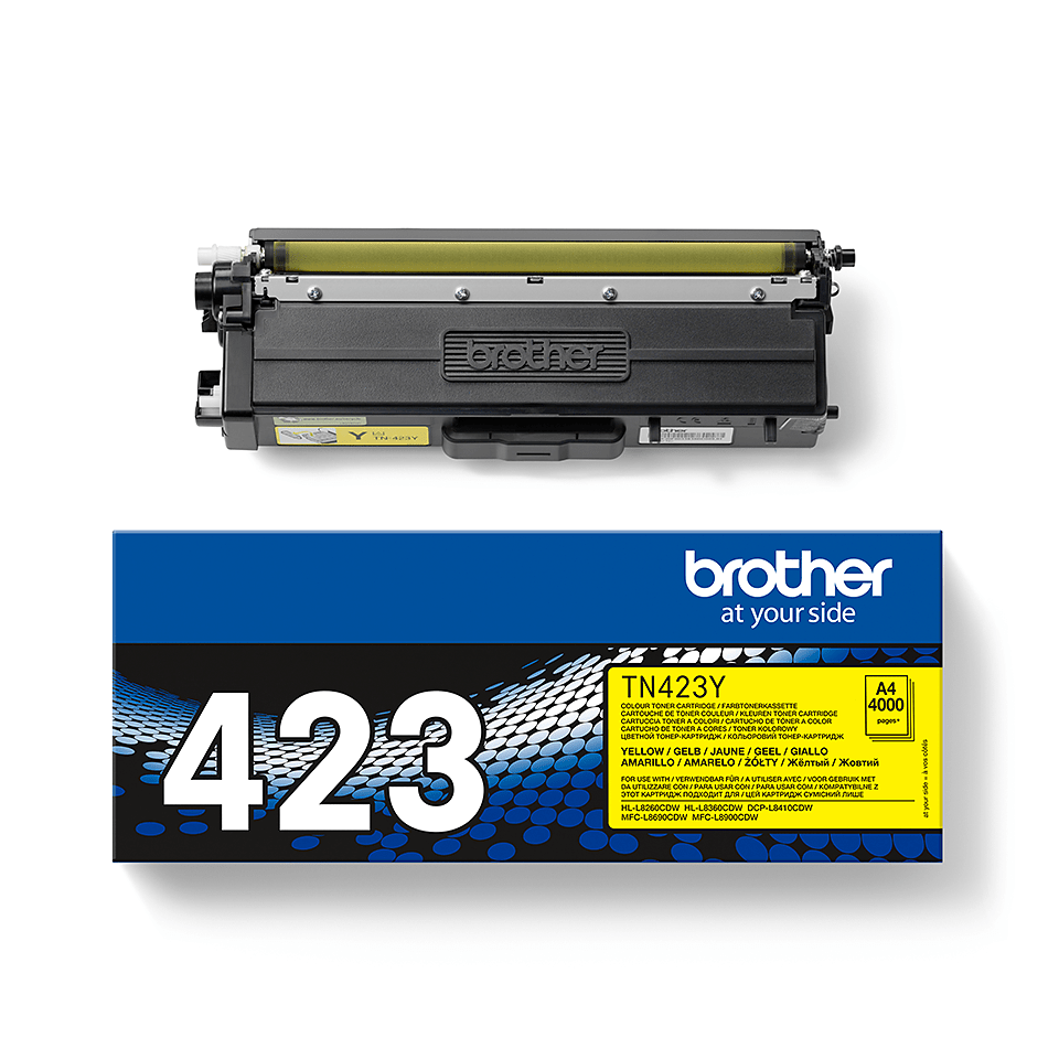 Genuine Brother TN-423Y Toner Cartridge – Yellow 3